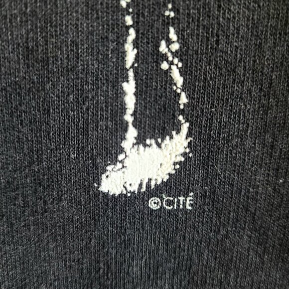 Cite maxi black dress with giraffe images and pocket. Animal print. Logenlook - Picture 3 of 8